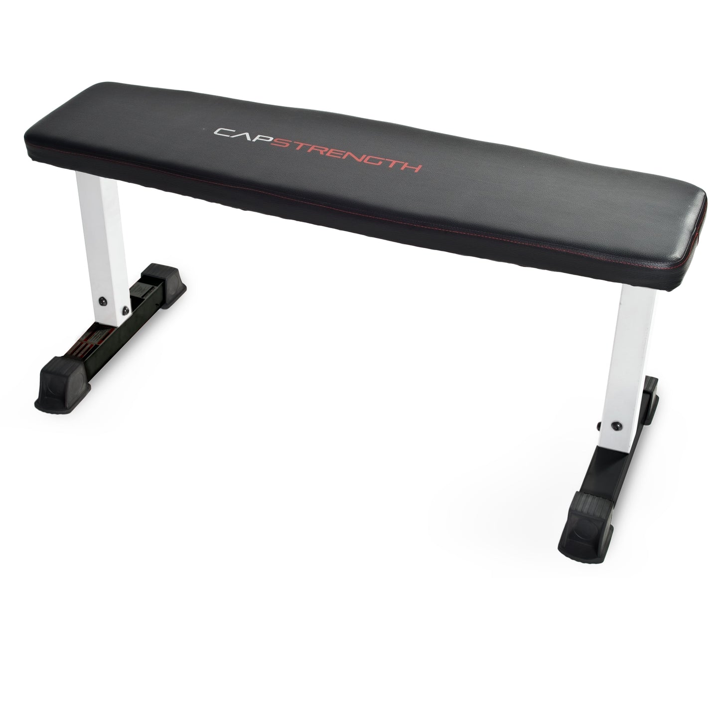 Strength Flat Utility Weight Bench (600 Lb Weight acity), White